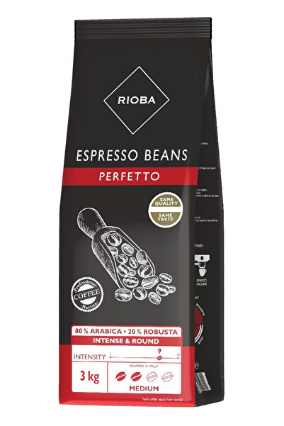 Rioba Boabe de cafea Espresso Perfetto, Rioba, 3 kg