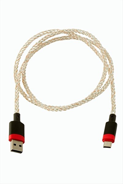 TakÇalıştır Işıklı Type-C USB Data Şarj Kablosu