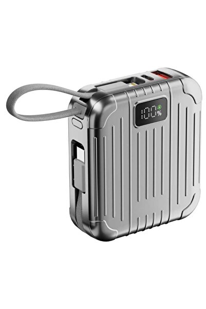 CHAPPELINE Compact 20000mAh power bank with two built-in cables and 22.5W fas...