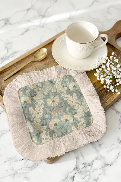 Evimde Bambaşka Șervețel de prezentare vintage elegant cu franjuri - Șervețel...