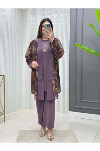 GK Large Size Triple Set Necklace with Gift