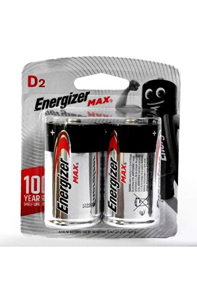 Energizer بطارية ماكس دي، 1.5 فولت، قطعتان