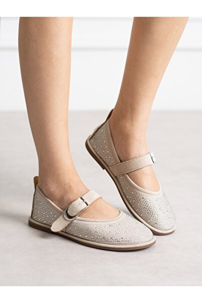 ALEMDAR AYAKKABI Γυναικείες μπαλαρίνες MARCHE Cream Stone