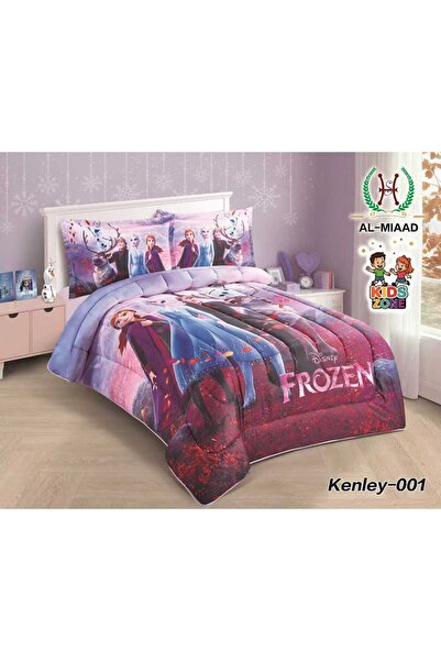 ALMIAAD 4-piece children's microfiber bed sheet set with digital prints for y...
