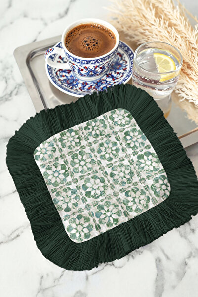 Evimde Bambaşka Șervețel elegant pentru prezentare cu motiv de plăci ceramice...