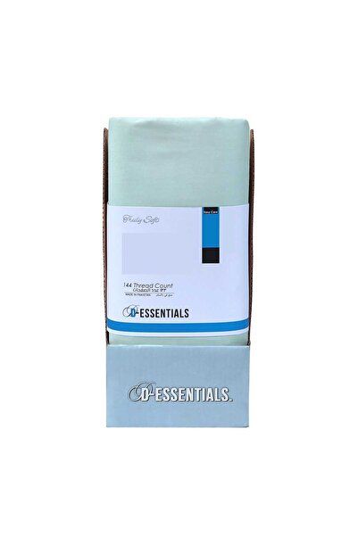 DECORA D-Essentials Solid Fitted Sheet 100x200cm Celadon