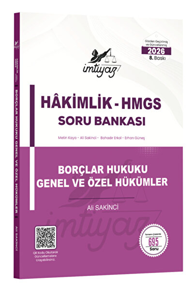 Temsil Kitap İMTİYAZ 2026 HMGS Hakimlik Borçlar Hukuku (Genel Hükümler-Özel H...