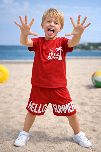 CiciTime Çocuk Modası Set de vară casual pentru băieți, cu pantaloni scurți ș...