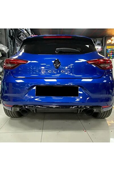 Tuning Vadisi Renault Clio 5 Arka Tampon Eki Difüzör Parlak Siyah