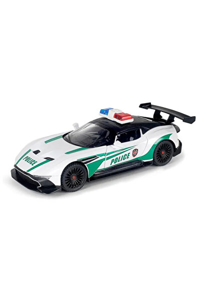 OEM Mașină model de poliție Aston Martin Valkyrie, metal, 1:24, 20 cm, funcți...
