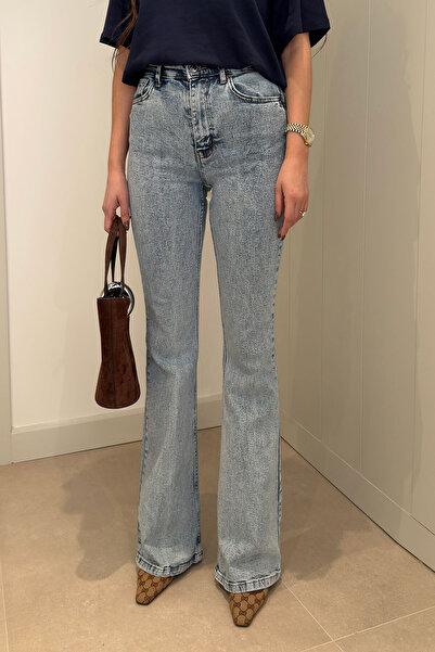 MAGARDE Premium Spanish Flared Jeans - Ice Blue