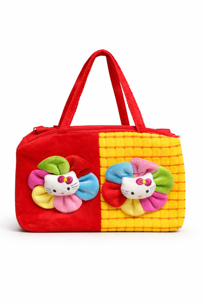 Catwins Цветна, лека и сладка мини чанта с две джоба за момичета, подходяща з...