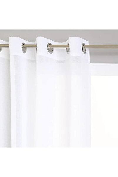 Atmosphera Atmosphera curtain, with rings, size 140x240 cm, Polyester, white ...