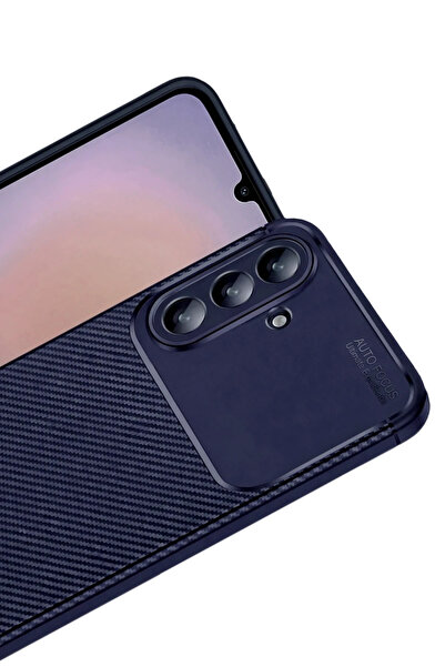 Epilons غطاء كربوني بتركيز تلقائي لهاتف جالاكسي A37 5G - أزرق داكن