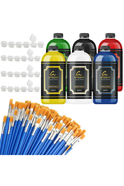 Artzone Etkinlik Boyama Seti - Figür Boyama Seti 6 Renk x 500ml.