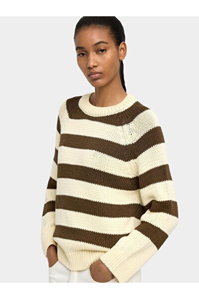 PARFOIS Kadın Çizgili Örme Kazak