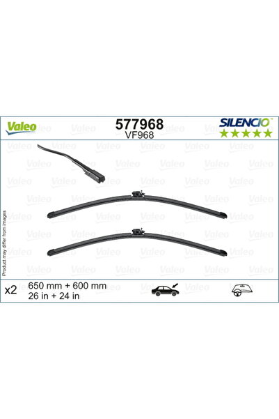 VALEO Μάκτρο υαλοκαθαριστήρα 577968
