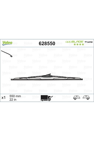 VALEO Μάκτρο υαλοκαθαριστήρα 628550