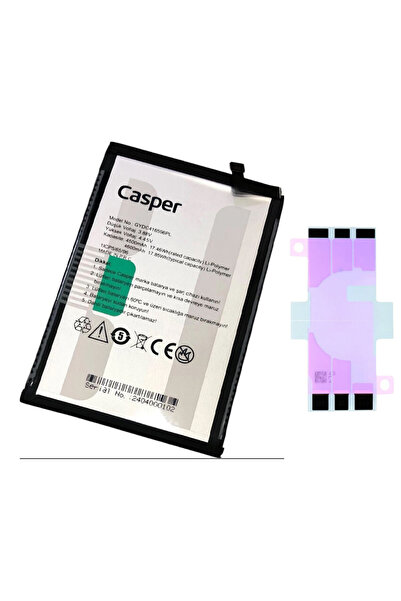 Yedcom Casper Via X30 Plus Batarya Pil Telefon Batarayası Pil Bandı Beraber