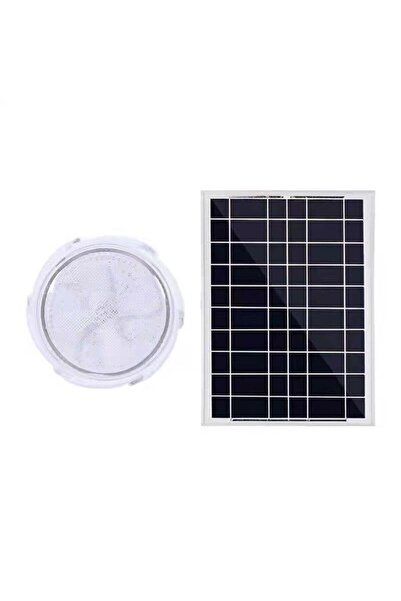 eMazing Lampă solară de tavan, 30W, diametru 145MM, cu telecomandă, alb rece