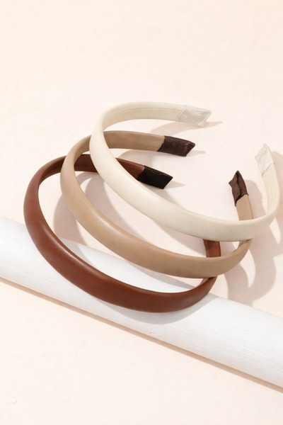 CSR AKSESUAR Set de 3 coroane din piele