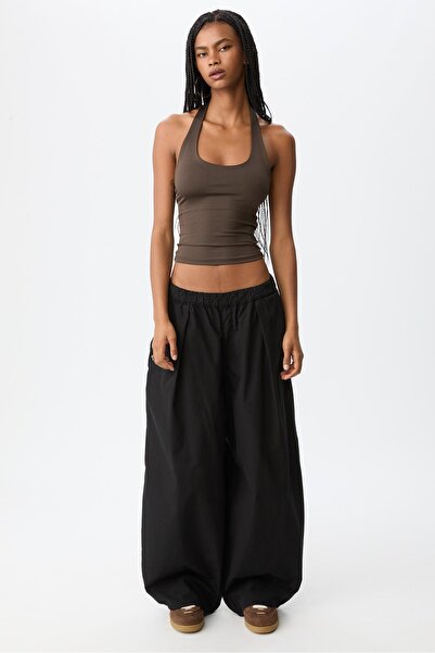 Stradivarius Halter yaka top