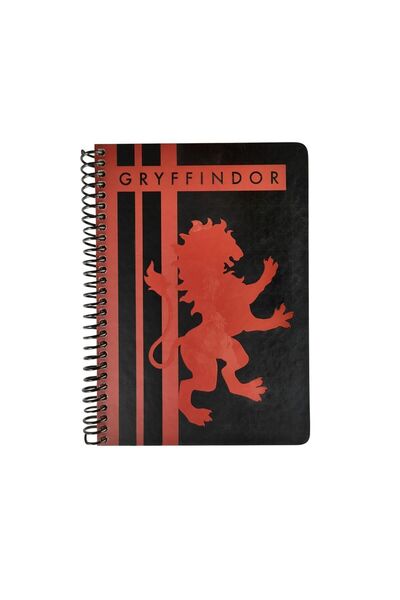 Licencelab Harry Potter Building Notebook – Gryffindor Lined Pages 96 Count