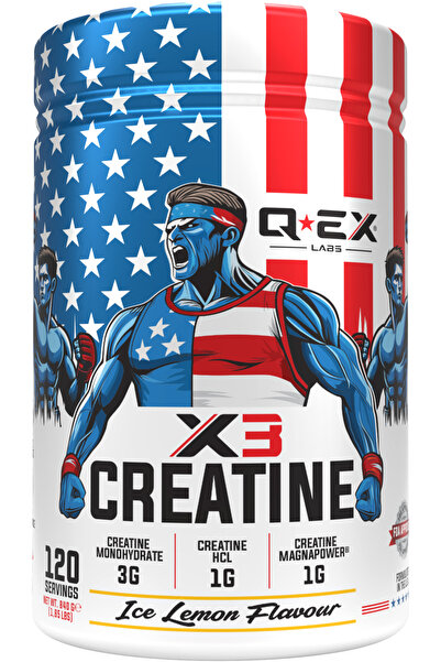 q-ex labs Qex Labs Creatine X3 840 Gr 120 Servis