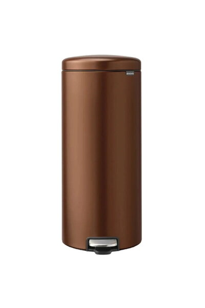 Brabantia Кошче за боклук с педал NewIcon 30 литра, цвят топъл бронз