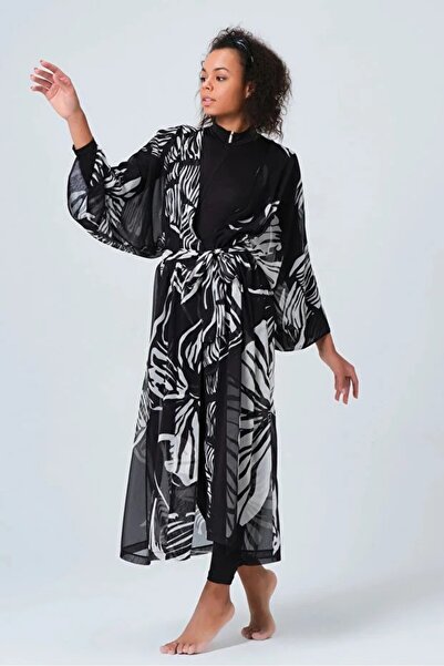 YUYİ Alfasa Tulle Chiffon Tunic Pareo 7041