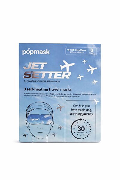 Beauty Set 3 măști de ochi Popmask Jet Setter autoîncălzitoare