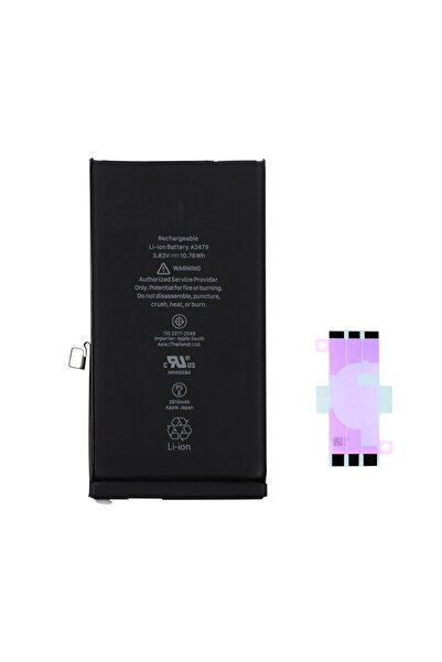 Yedcom IPhone 12 PRO Uyumlu Batarya Pil Telefon Batarayası Pil Bandı Beraber