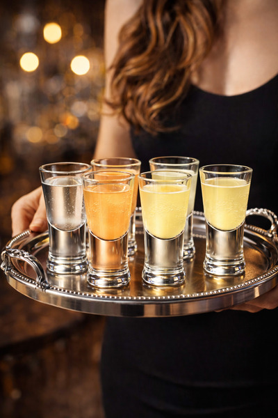 MADAME LUDA Tequila/Vodka/Liquor Shot Glasses-Set. (Paşabahçe Boston 46 Cc 42...