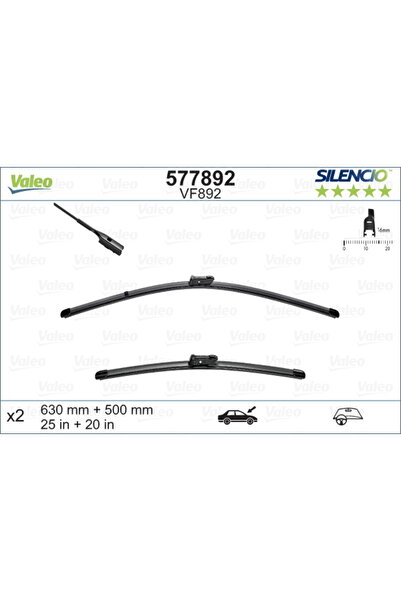 VALEO Lamelă ștergătoare 577892