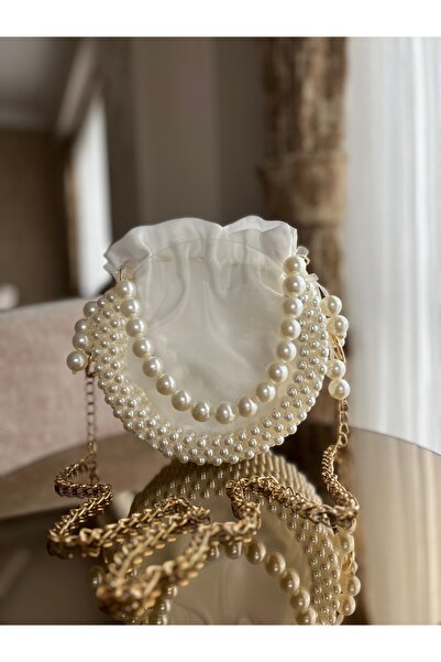 PD GRUP Pleksi Özel Tasarım İnci Gelin Çantası