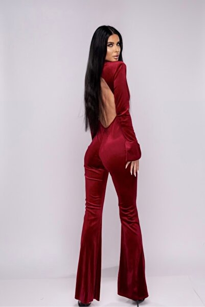 Pretty Velvet jumpsuit with Backless