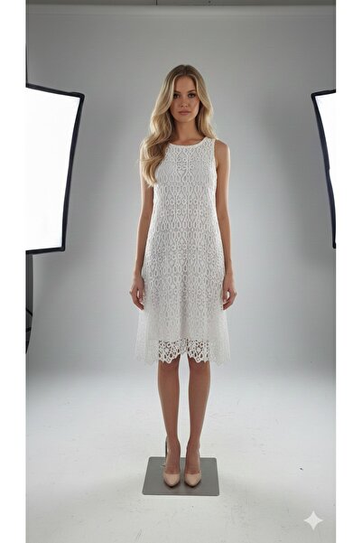 MONAMORE Women's Lace Thick Strap Dress