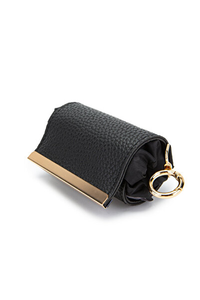 minebag Openable Keychain Parachute Fabric Shopping Arm Bag Joan Klinkır Black