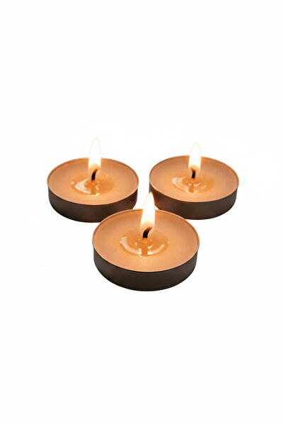 Hurma Kervanı Tealight Mum Özel Günler İçin 50 Adet Kokusuz Beyaz