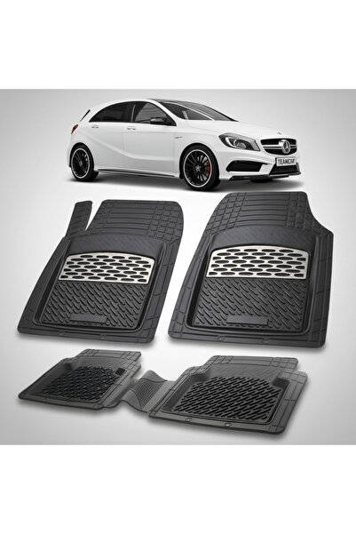 TEAMCAR Πατάκια δαπέδου Mercedes-Benz A-Class W176 Hatchback 2012-2018 | Ασημί