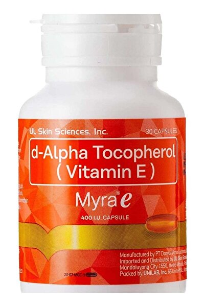 Myra d-Alpha Tocopherol Vitamin E-400 Iu 30 Capsules