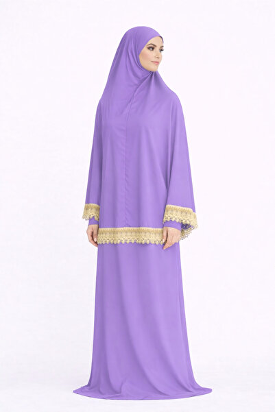 AL HANNAN TEX Women's Hijab Prayer Dress Double Piece Embroidered High Qualit...