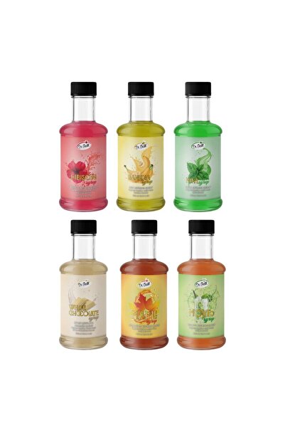 Dr. Gusto 6’lı Kokteyl Şurubu Seti 300 CC (Nane, Muz, Akça Ağaç, Mojito, Hibi...