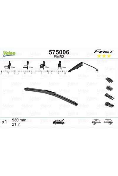 VALEO Lamelă ștergătoare 575006