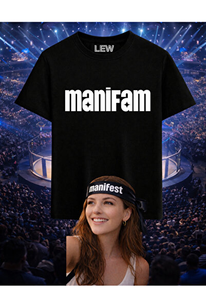 lovver Tricou Manifest Manifam cu text Bandă de păr Manifest cu text Tricou c...