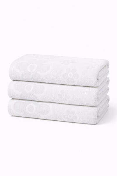AtelierModa 100% Cotton bath towel with Patterned , soft and absorbent 550 GSM