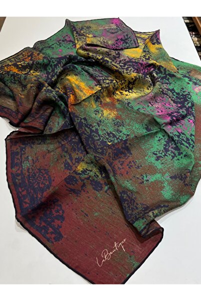 La Boutique Eşarp La Boutique Güz/Yaz Serinliği Desenli Eşarp