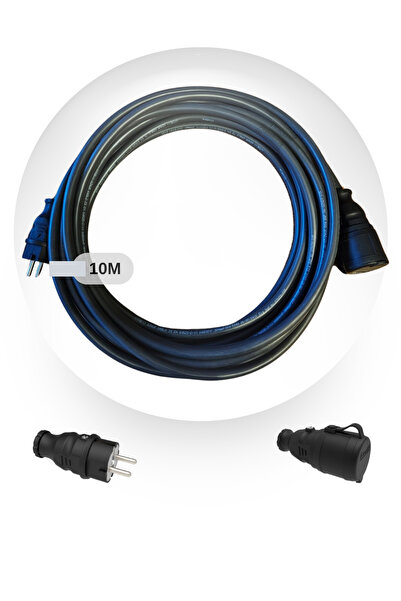 Elektrikli Araç İçin Uzatma Kablosu 16A Priz-16A Standart Fiş | 220V | 5m