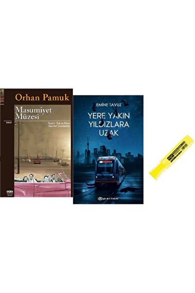 Epsilon Yayınevi Masumiyet Müzesi + Yere Yakın Yıkdızlara Uzak / 2 Kitap SET ...