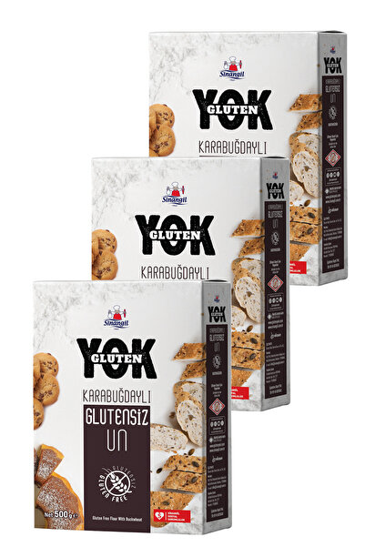 Sinangil Karabuğdaylı Glutensiz Un 500 gr x 3 Adet